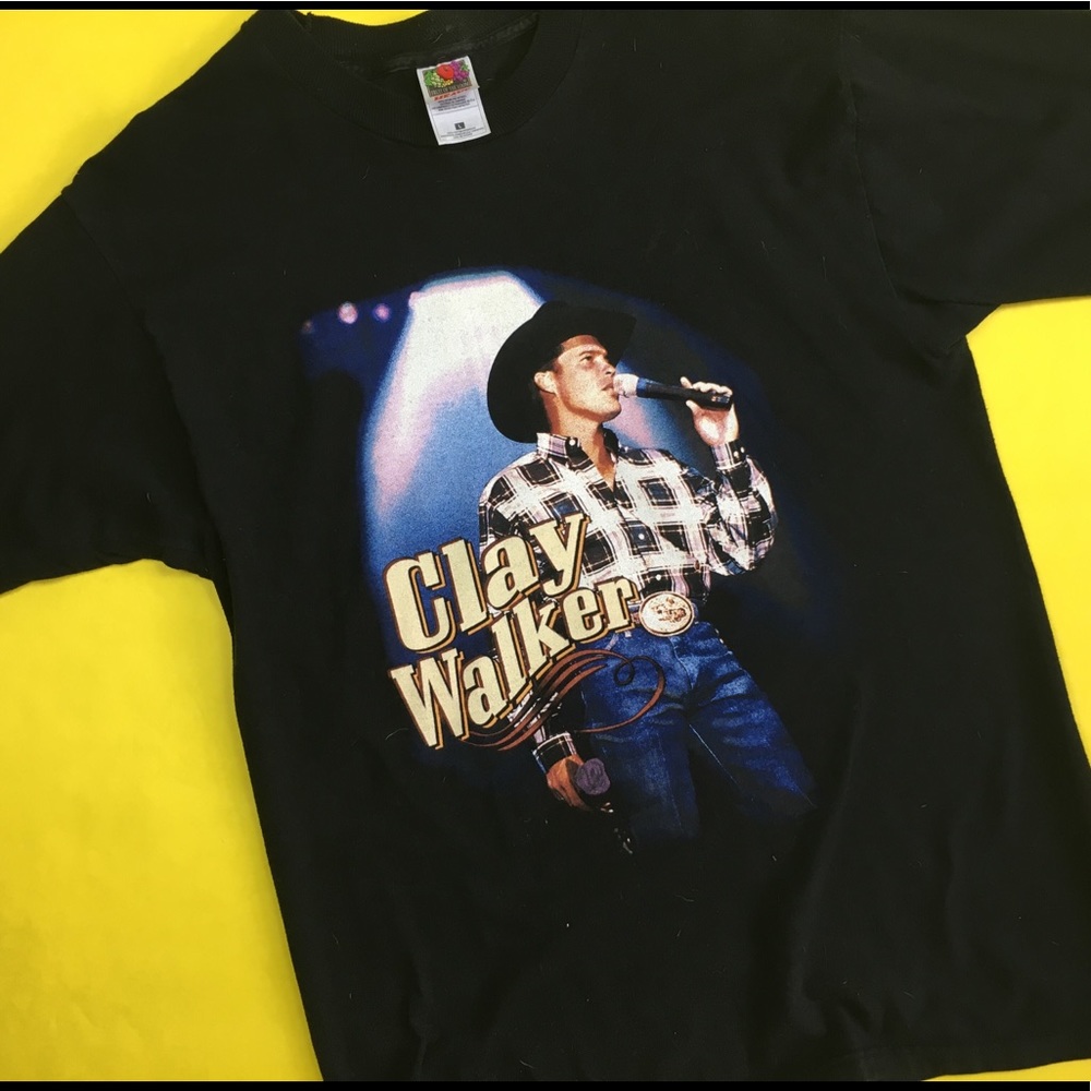 Clay Walker country t shirt. LG